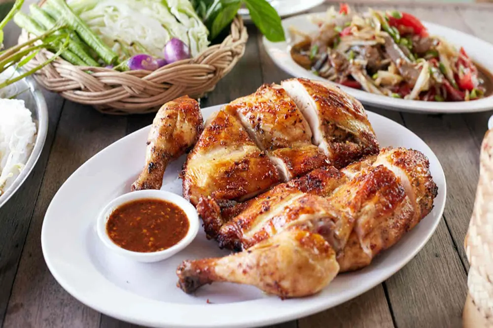 Thai food gallery hero photo at Somtum Baan Suan Pattaya